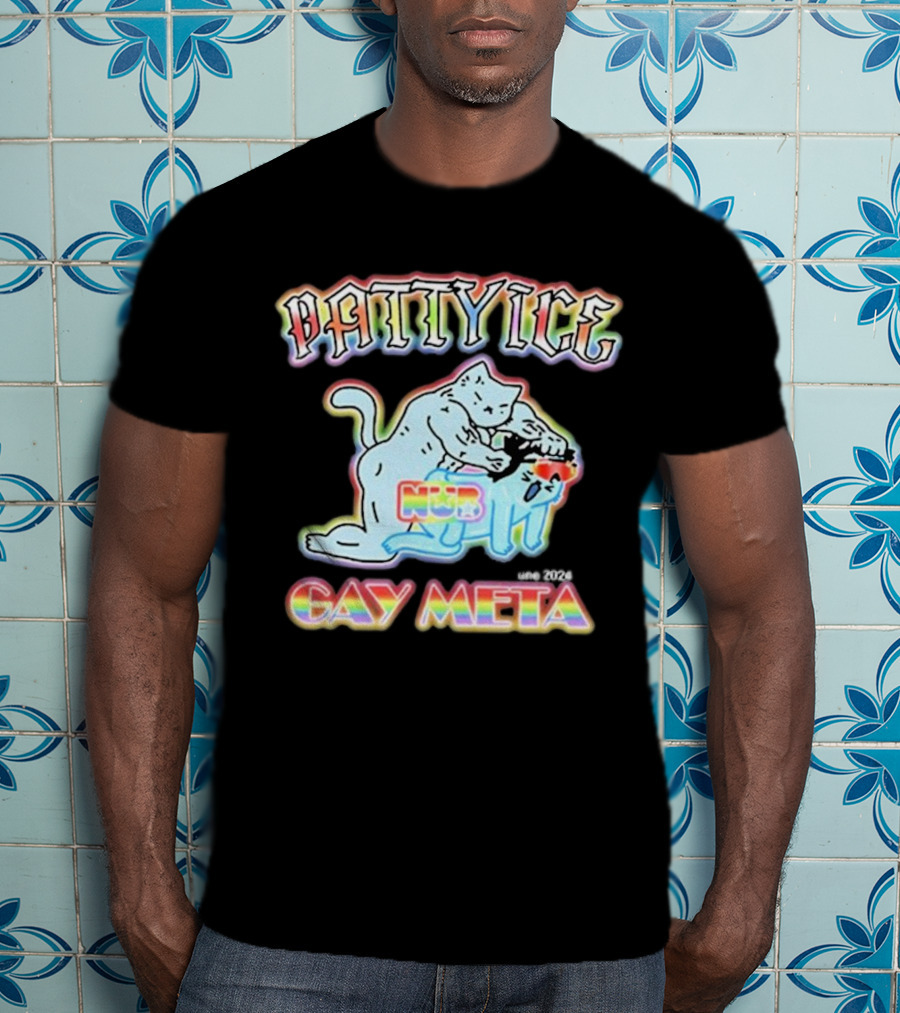 Patty Ice Cat Duo NQB Gay Meta T-Shirt