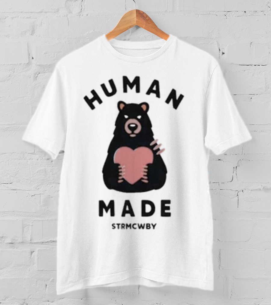 Human Made Strmcwby Bear Heart T-Shirt