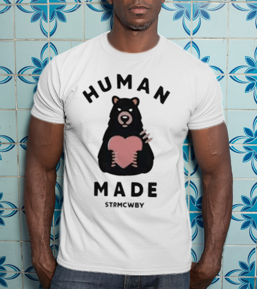 Human Made Strmcwby Bear Heart T-Shirt