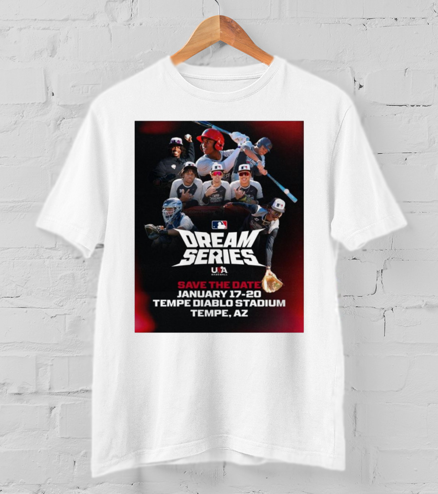 MLB USA Baseball Dream Series January 17-20 Tempe Diablo Stadium Tempe AZ T-Shirt