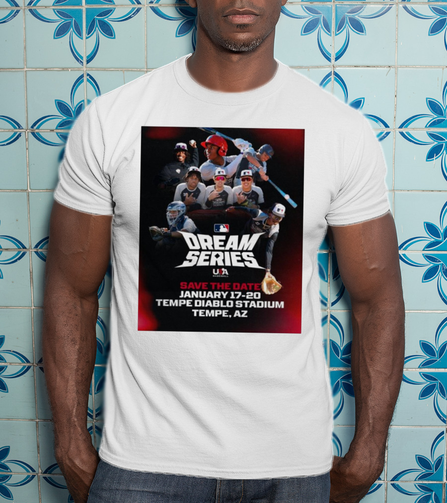 MLB USA Baseball Dream Series January 17-20 Tempe Diablo Stadium Tempe AZ T-Shirt