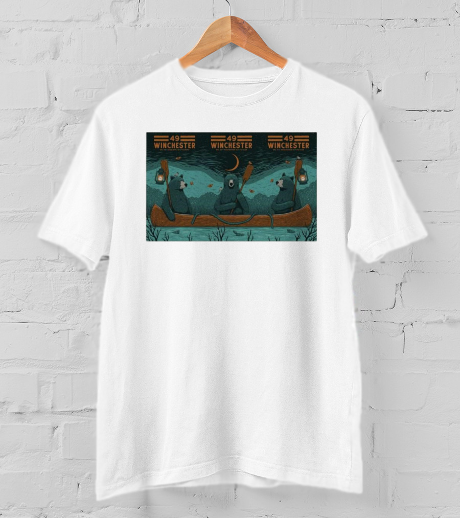 49 Winchester Canoe Adventure NYE Shows Charlotte NC Washington DC Dec 28-31 T-Shirt