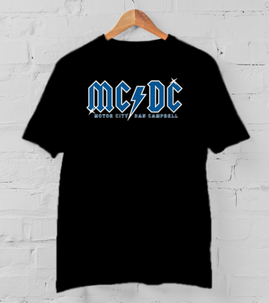 MCDC Motor City Dan Campbell Detroit Lions Iconic T-Shirt