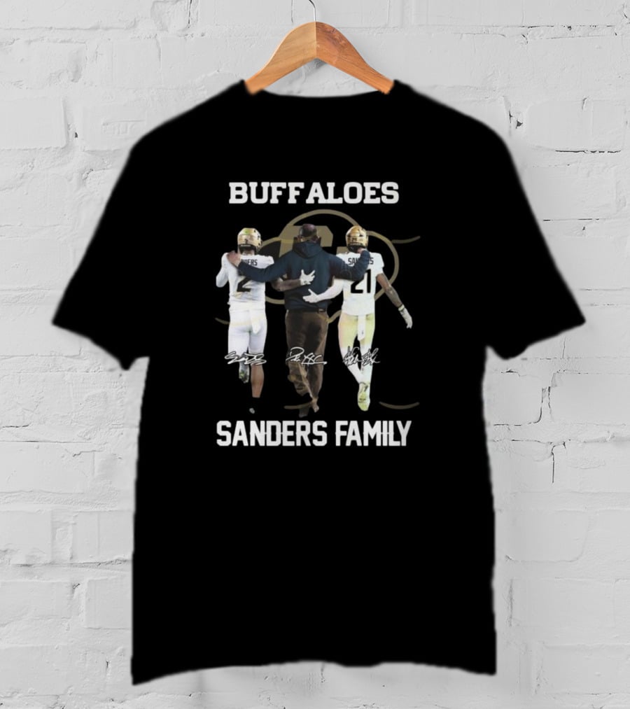 Buffaloes Sanders Family Signatures T-Shirt