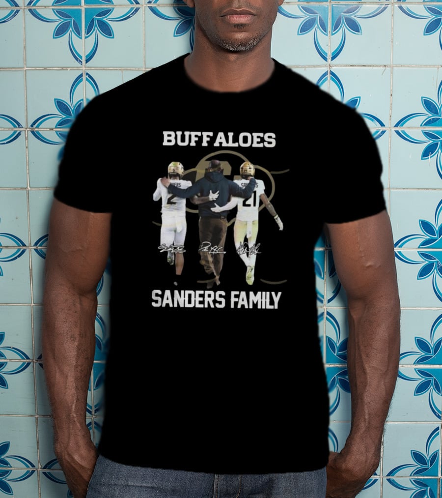 Buffaloes Sanders Family Signatures T-Shirt
