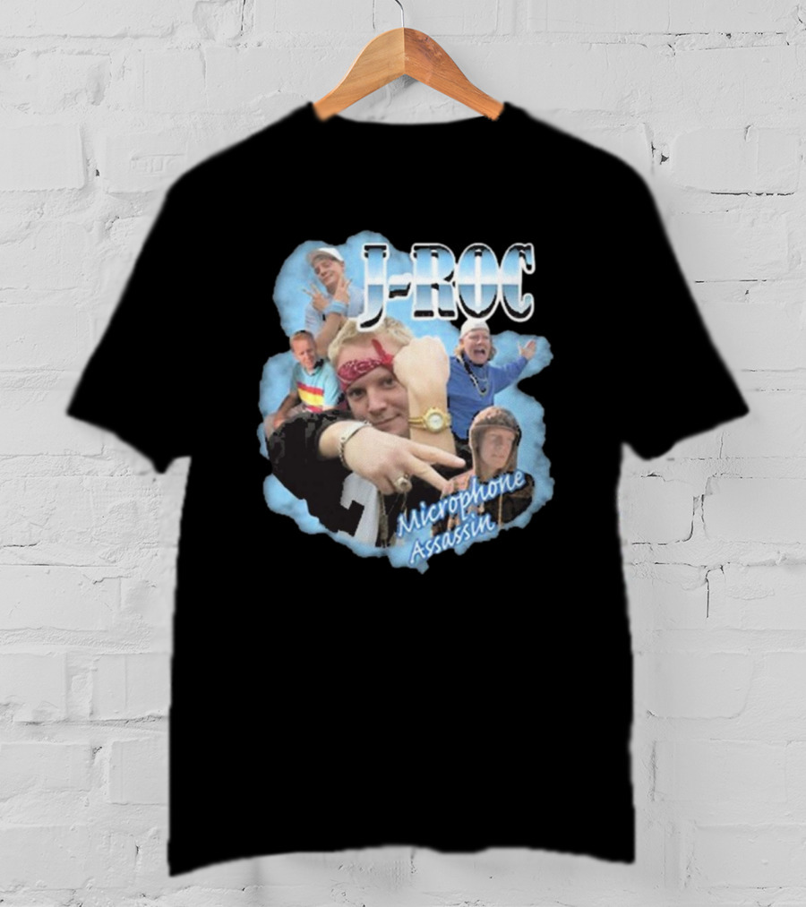 Trailer Park Boys J-Roc Microphone Assassin Multilayered Collage T-Shirt
