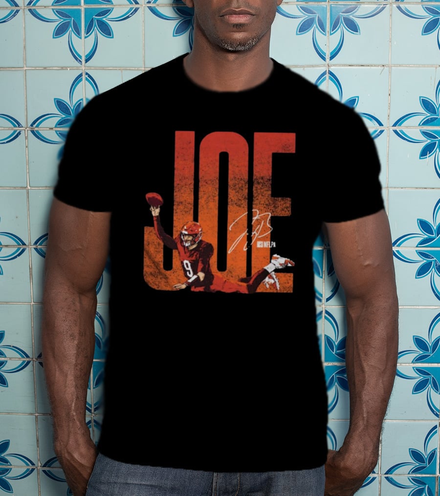 Joe Burrow NFLPA Cincinnati Bengals Signature Pass Vintage T-Shirt