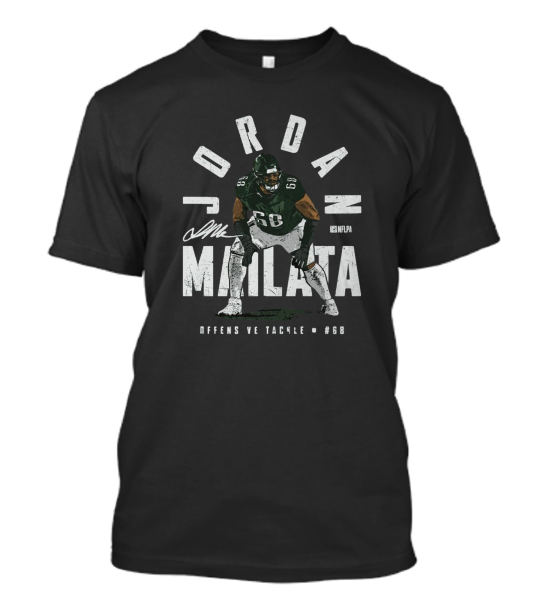 Jordan Mailata #68 Philadelphia Eagles NFLPA Offensive Tackle Signature T-Shirt