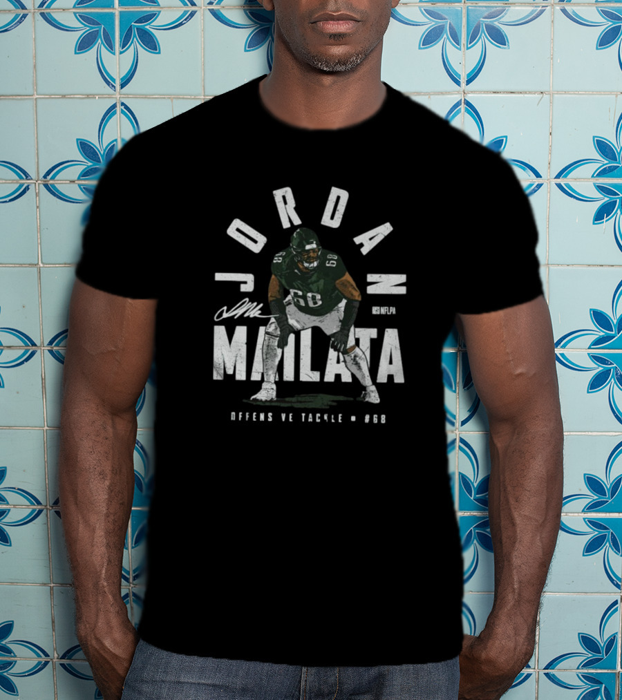 Jordan Mailata #68 Philadelphia Eagles NFLPA Offensive Tackle Signature T-Shirt