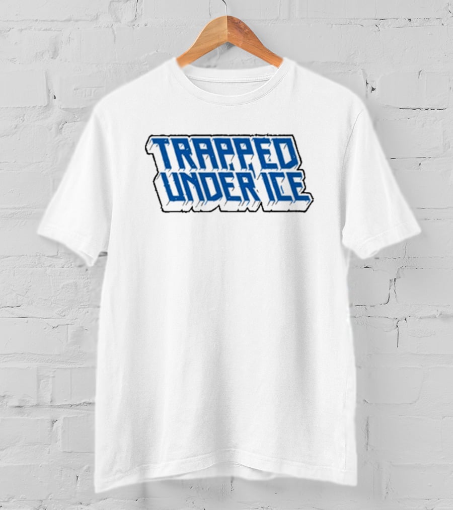 Trapped Under Ice Blue 3D Stacked T-Shirt
