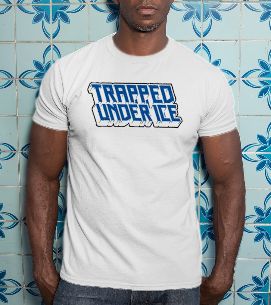 Trapped Under Ice Blue 3D Stacked T-Shirt