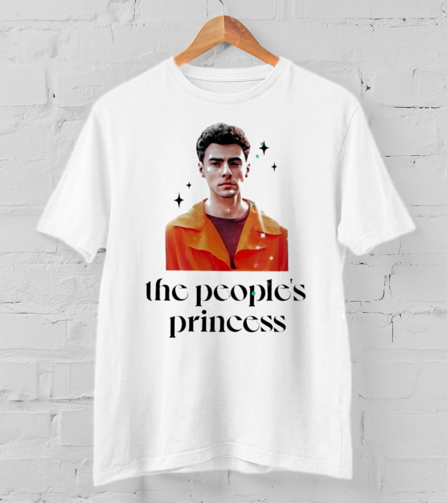 Luigi Mangione The People's Princess Sparkling Portrait T-Shirt