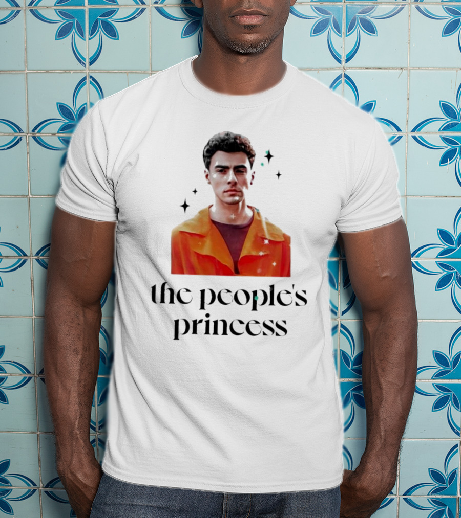 Luigi Mangione The People's Princess Sparkling Portrait T-Shirt