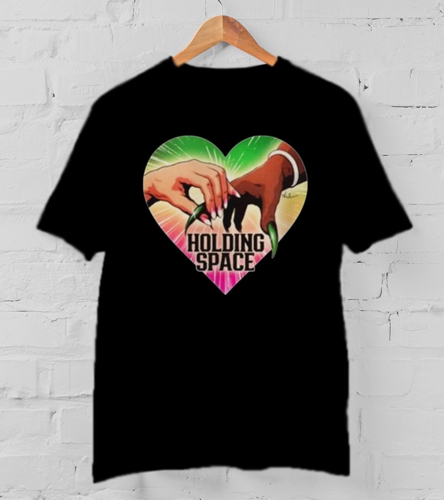 Holding Space Heart Hands Symbol Unity T-Shirt