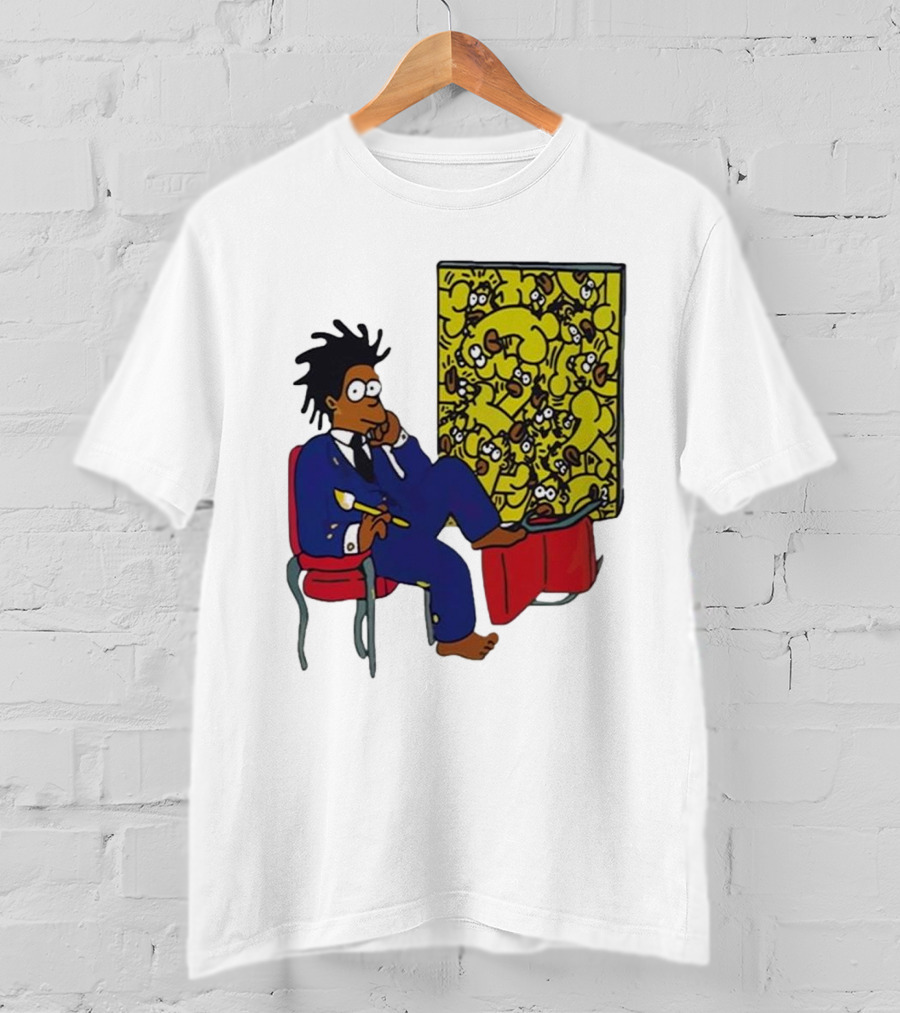Jay Z Simpson Basquiat-Inspired Simpsons Mashup T-Shirt