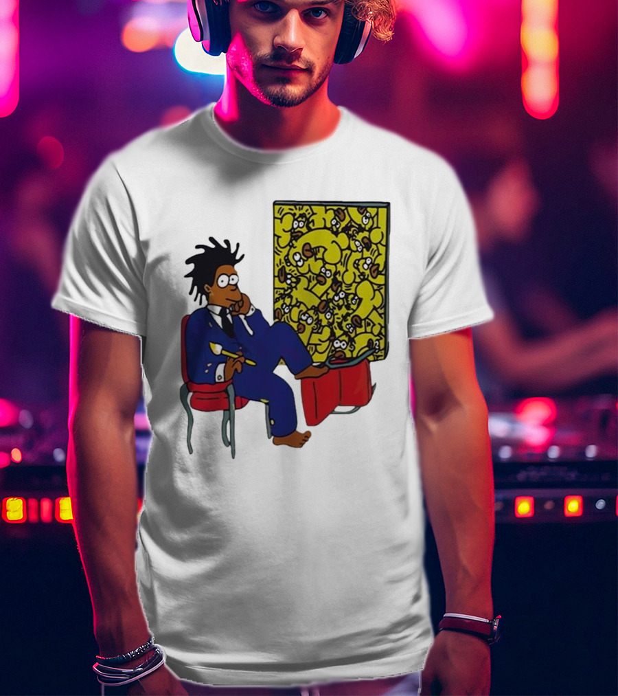 Jay Z Simpson Basquiat-Inspired Simpsons Mashup T-Shirt