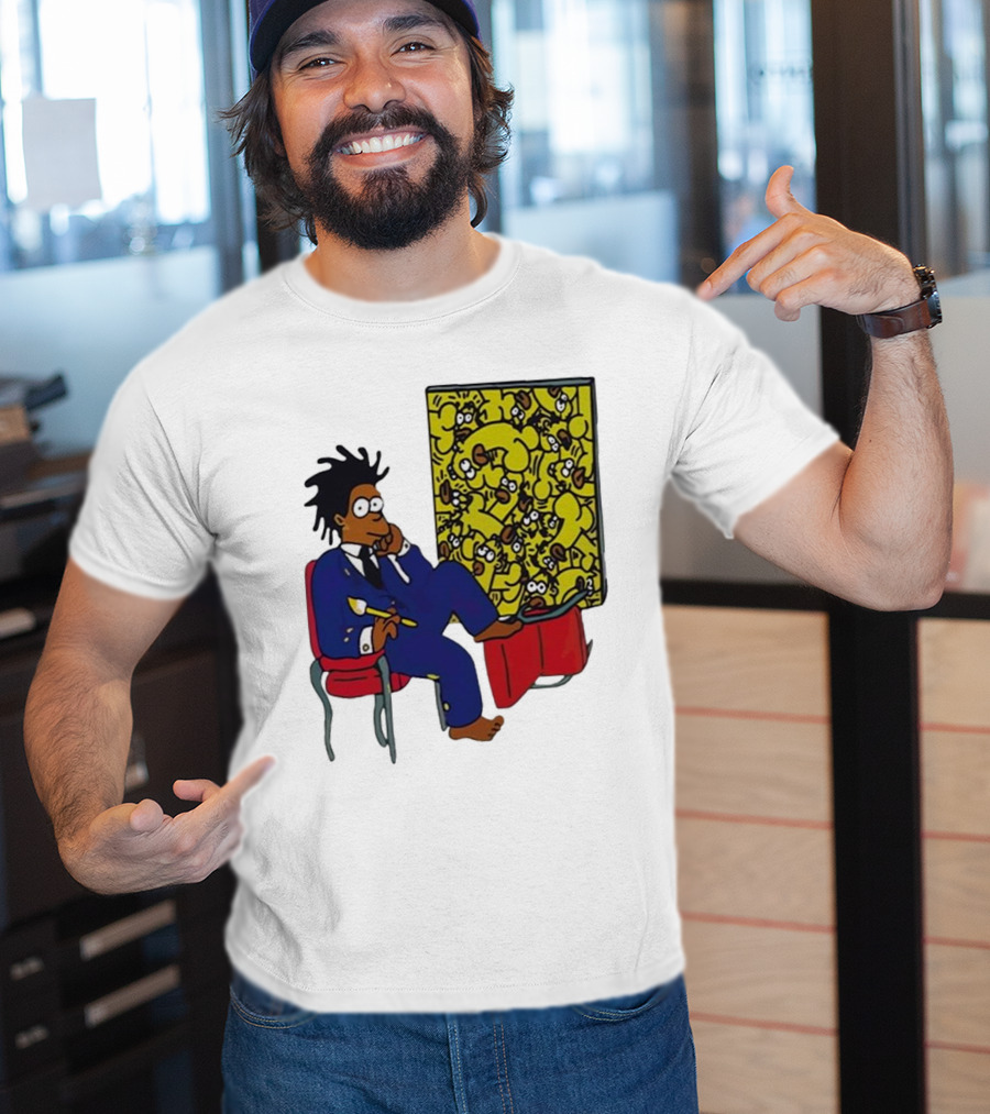 Jay Z Simpson Basquiat-Inspired Simpsons Mashup T-Shirt