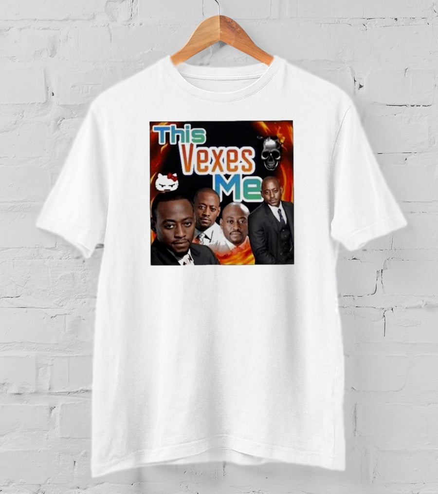This Vexes Me Hello Kitty Skull Fire T-Shirt