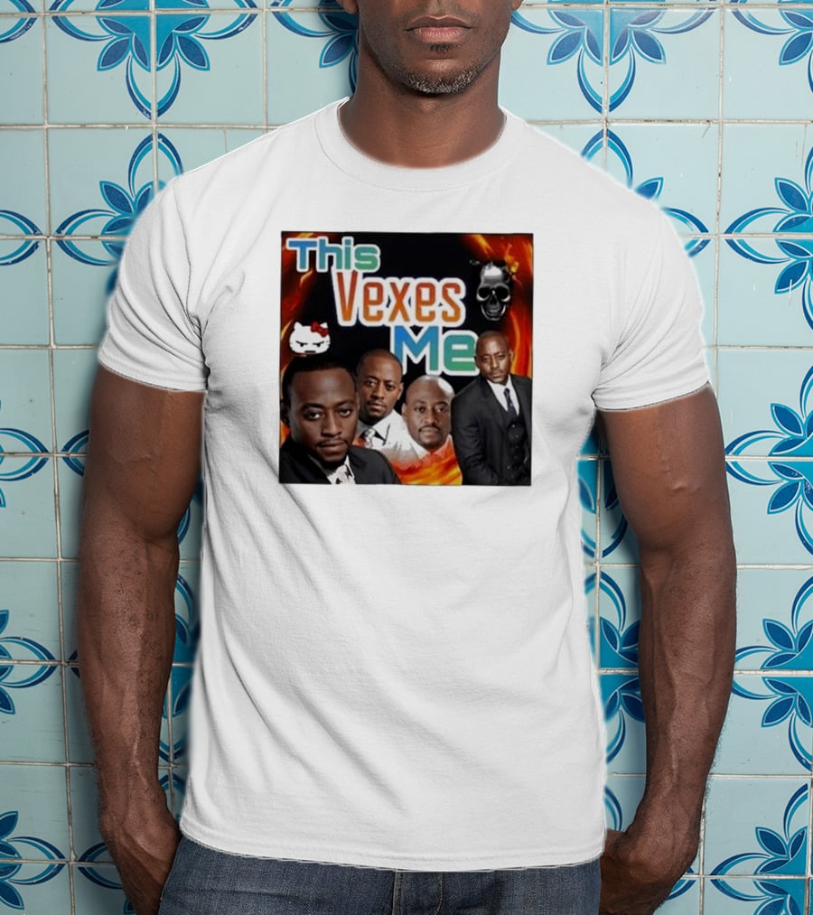 This Vexes Me Hello Kitty Skull Fire T-Shirt