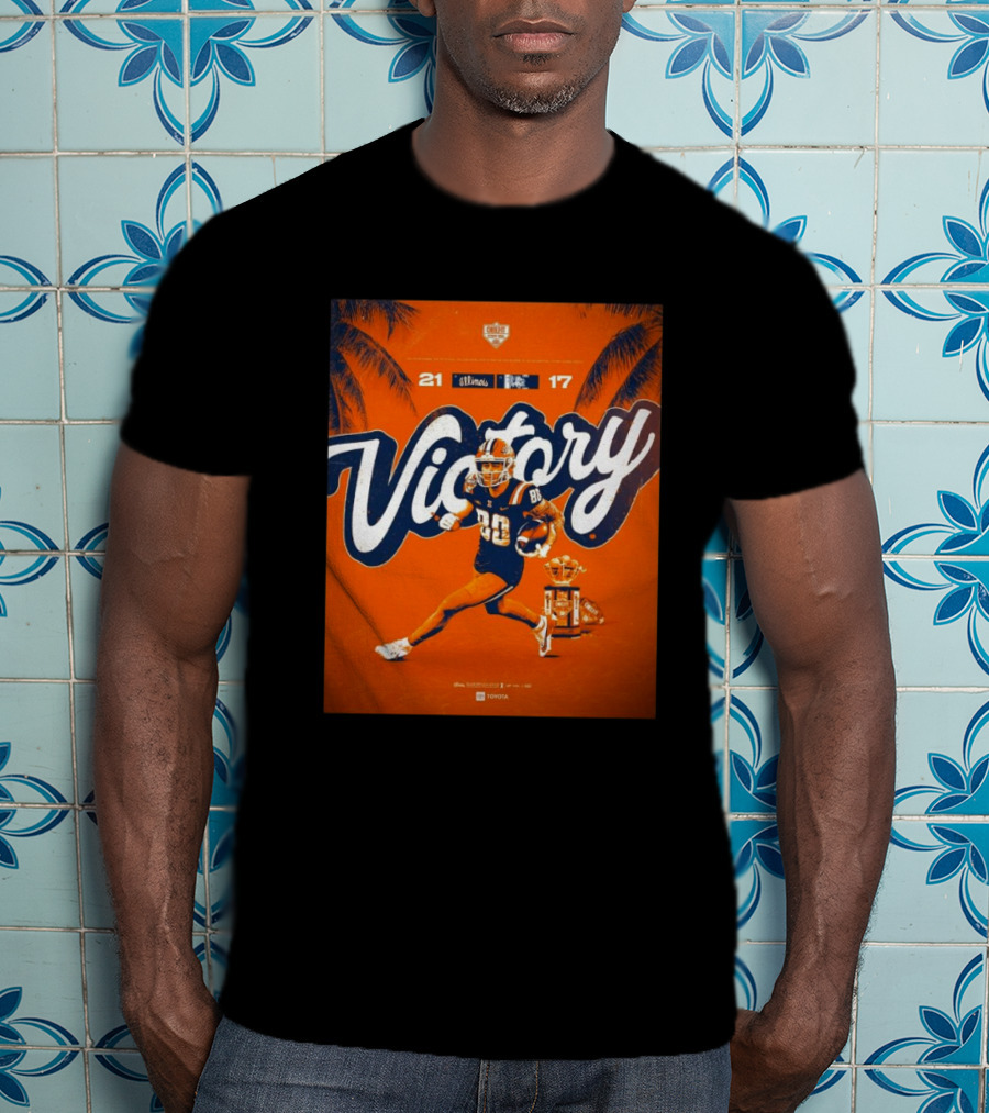 Victory Illinois 21-17 Over South Carolina Citrus Bowl Win T-Shirt