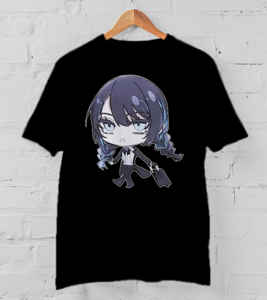 ADO Chibi Character Standing With Suitcase - ADO Chibi Tour T-Shirt