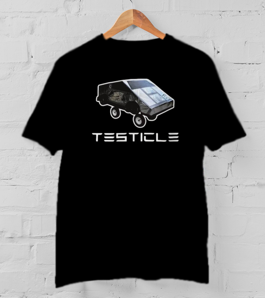 Bruhtees Testicle Tesla Cybertruck T-Shirt