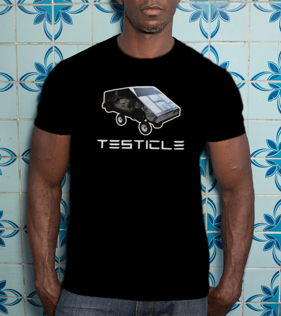 Bruhtees Testicle Tesla Cybertruck T-Shirt
