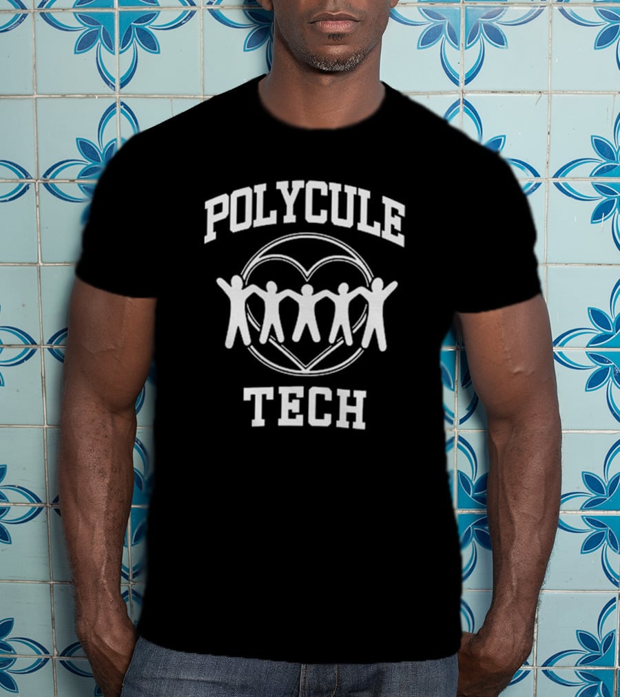 Polycule Tech Heart Chain Community T-Shirt