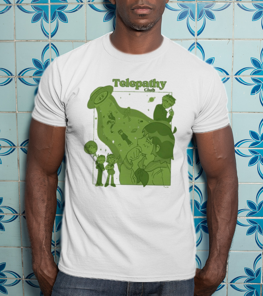 Mob Psycho 100 Telepathy Club UFO Encounter Scene T-Shirt