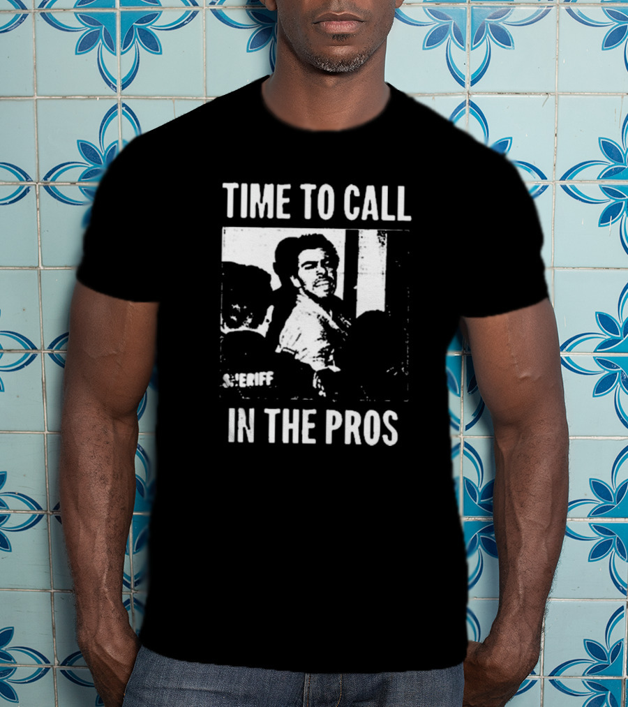 Time To Call In The Pros Sheriff Luigi Mangione T-Shirt