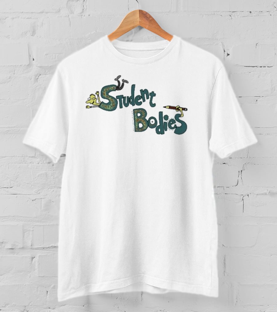 Student Bodies Cartoon Character Pencil Icon T-Shirt