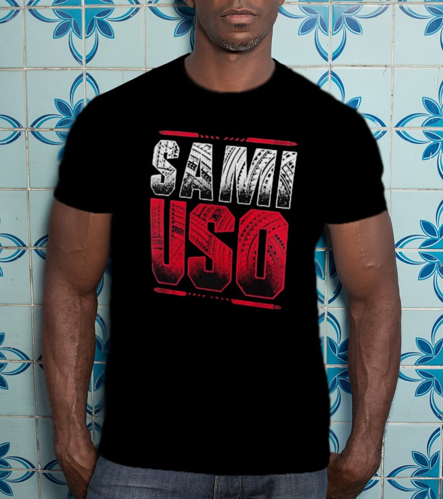 Sami Zayn Sami Uso WWE Roman Reigns Bloodline Tribal T-Shirt