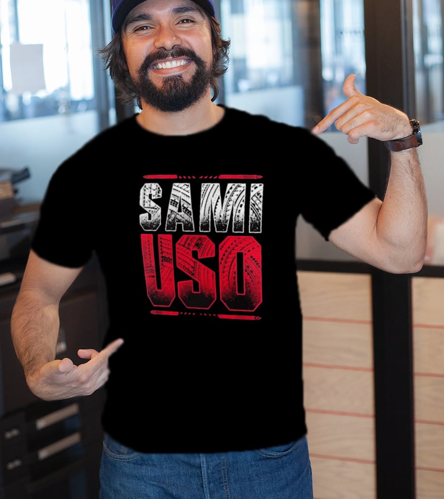 Sami Zayn Sami Uso WWE Roman Reigns Bloodline Tribal T-Shirt