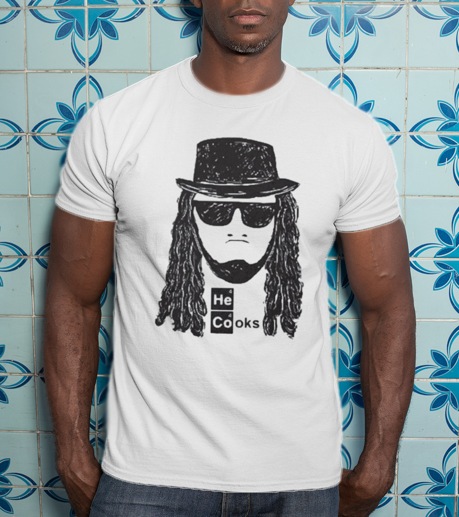 James Cook He Cooks Breaking Bad Parody With Funny Science Twist T-Shirt