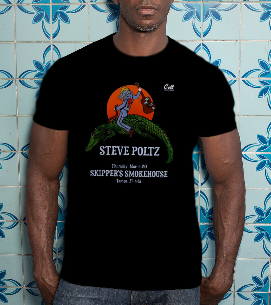 Steve Poltz Live At Skipper’s Smokehouse March 20 Tampa Florida T-Shirt
