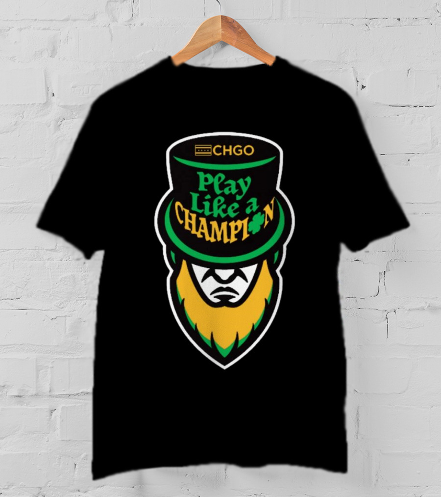 CHGO Play Like A Champion Notre Dame Fighting Irish Iconic T-Shirt