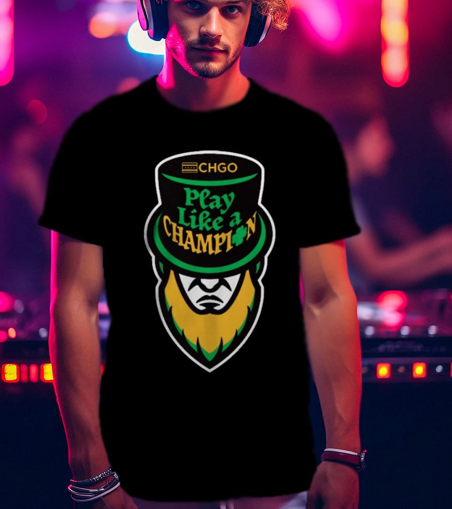 CHGO Play Like A Champion Notre Dame Fighting Irish Iconic T-Shirt