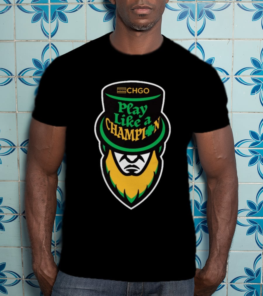 CHGO Play Like A Champion Notre Dame Fighting Irish Iconic T-Shirt