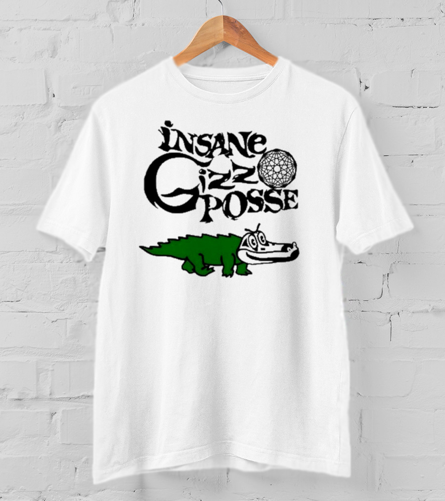 Insane Gizz Posse Crocodile Cartoon Faygo Creme Soda T-Shirt