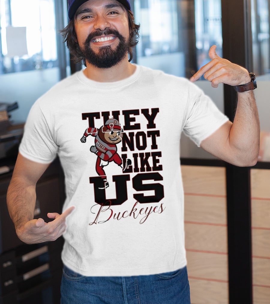 Ohio State Buckeyes They Not Like Us Brutus Champion 2025 T-Shirt