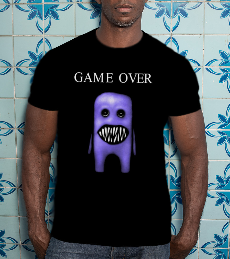 GAME OVER Fuwatti Aooni Purple Monster T-Shirt