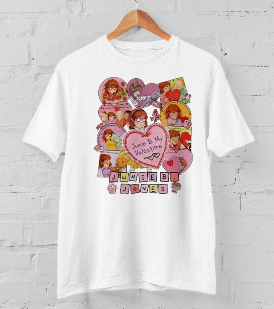 Junie B Jones My Valentine Love Hearts And Adventures T-Shirt