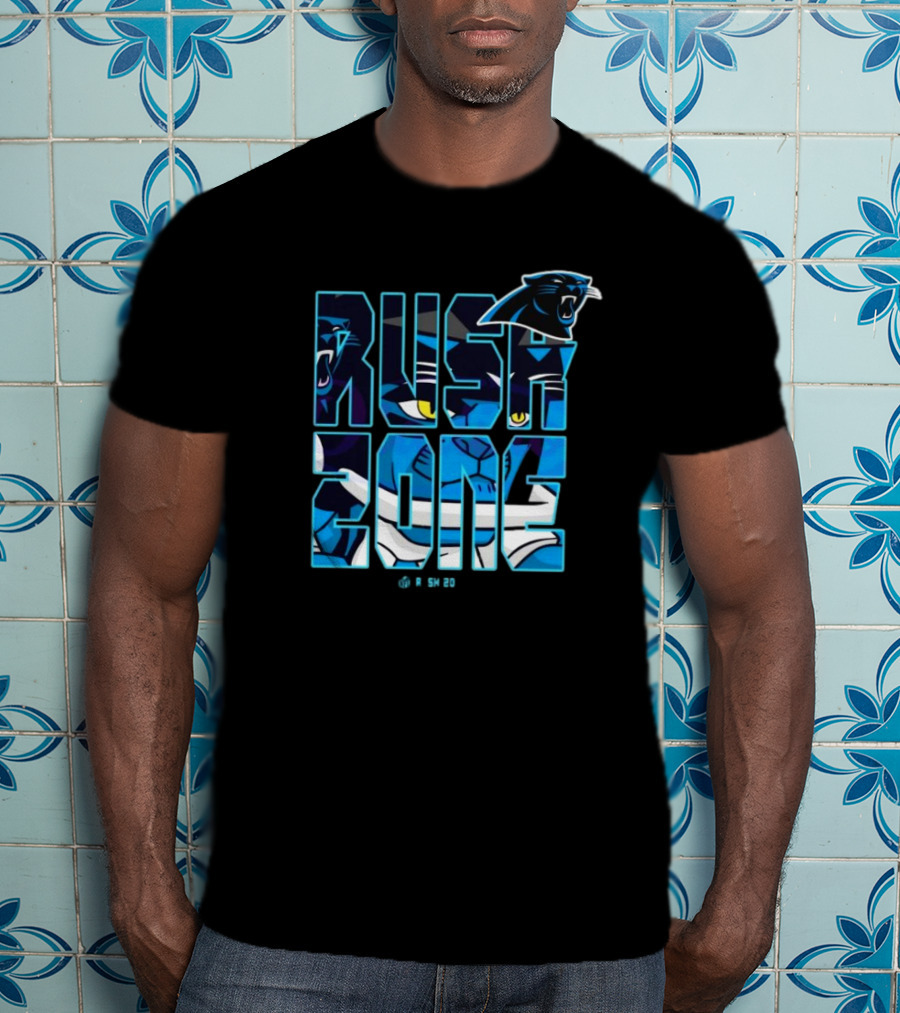NFL Rush Zone Carolina Panthers Cartoon T-Shirt