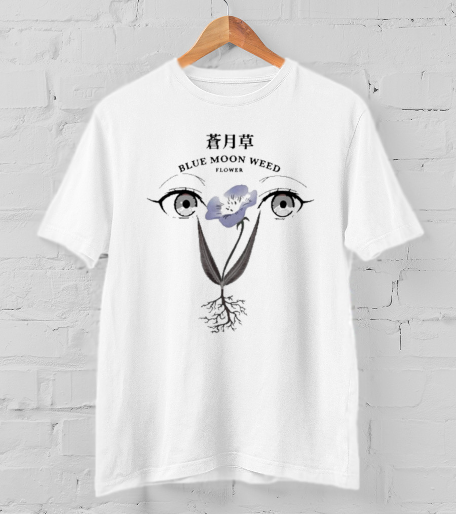 Blue Moon Weed Flower Beyond Journey’s End Eyes T-Shirt