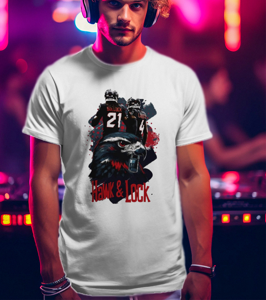 Hawk And Lock Calen Bullock Kamari Lassiter Houston Texans NFL T-Shirt