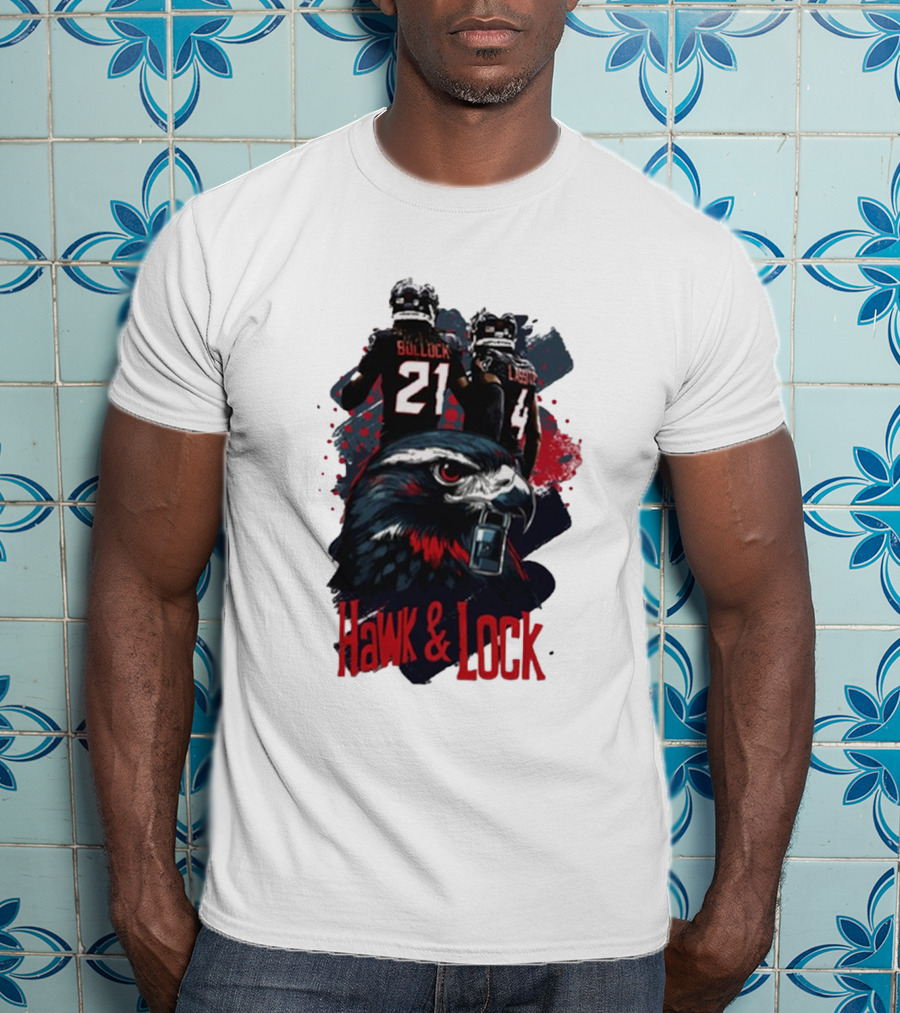 Hawk And Lock Calen Bullock Kamari Lassiter Houston Texans NFL T-Shirt