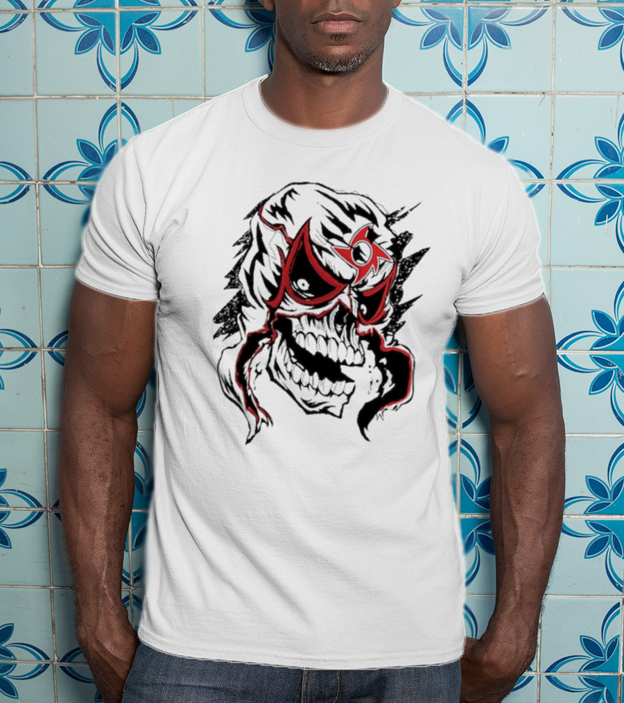 Cero Miedo Penta Mask Skull Design WWE New T-Shirt
