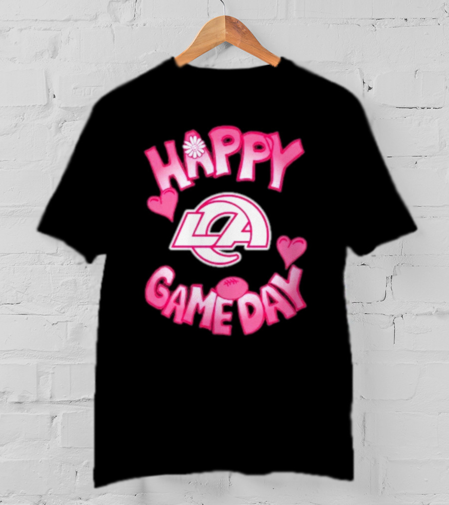 Happy Gameday Los Angeles Rams Valentine’s Day 2025 T-Shirt