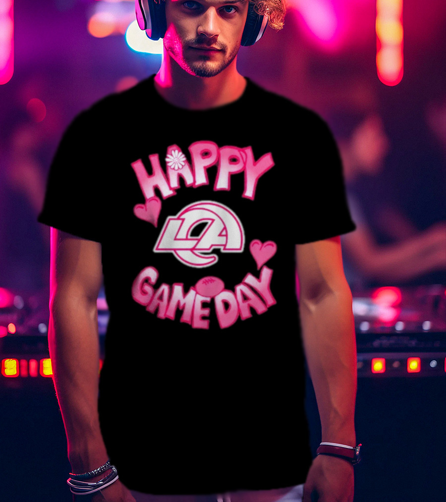 Happy Gameday Los Angeles Rams Valentine’s Day 2025 T-Shirt