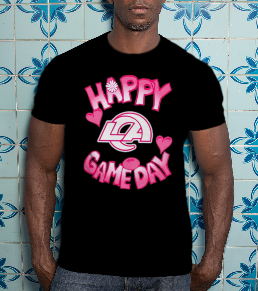 Happy Gameday Los Angeles Rams Valentine’s Day 2025 T-Shirt